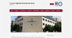 Desktop Screenshot of colegiosagradocorazonsevilla.com